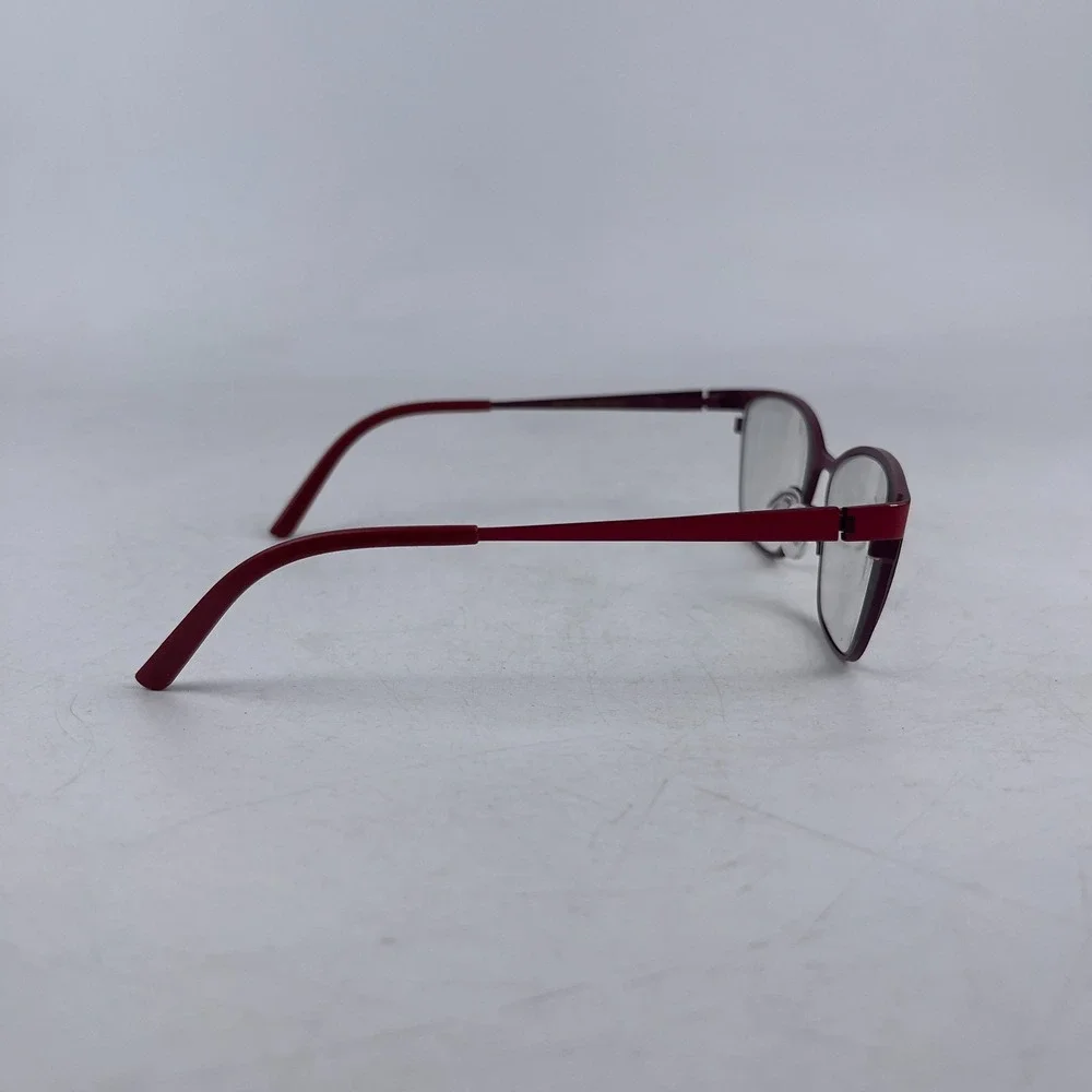 Bevel Claire G‎ 8738 Womens Eyeglasses Frame Red Metal Full Rim Cat Eye 53-16